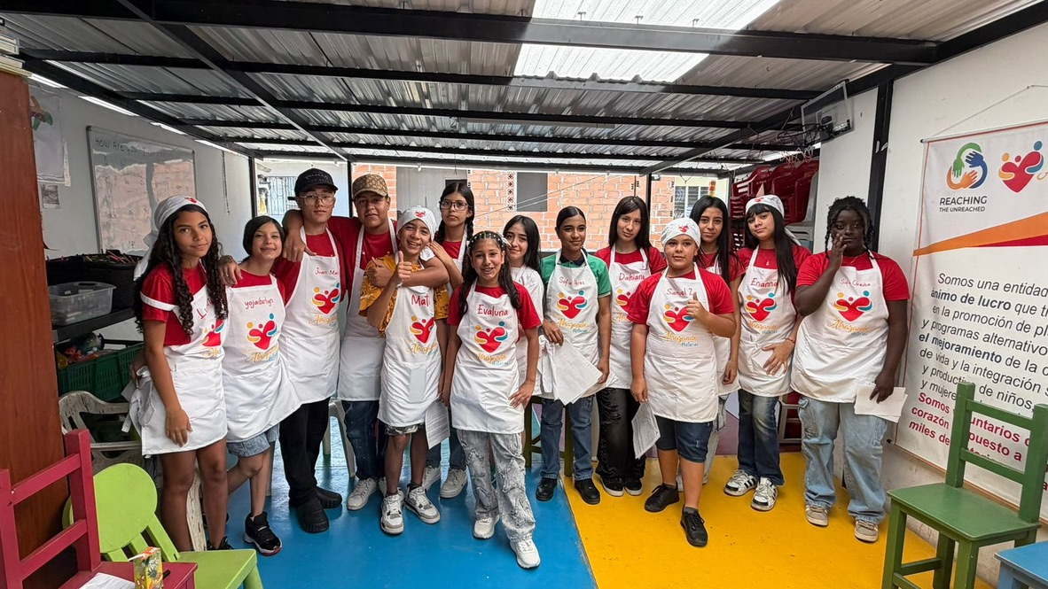 The baking class together.