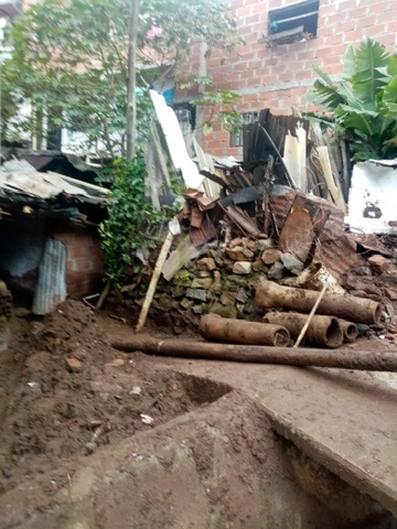 What remained of a family’s home.