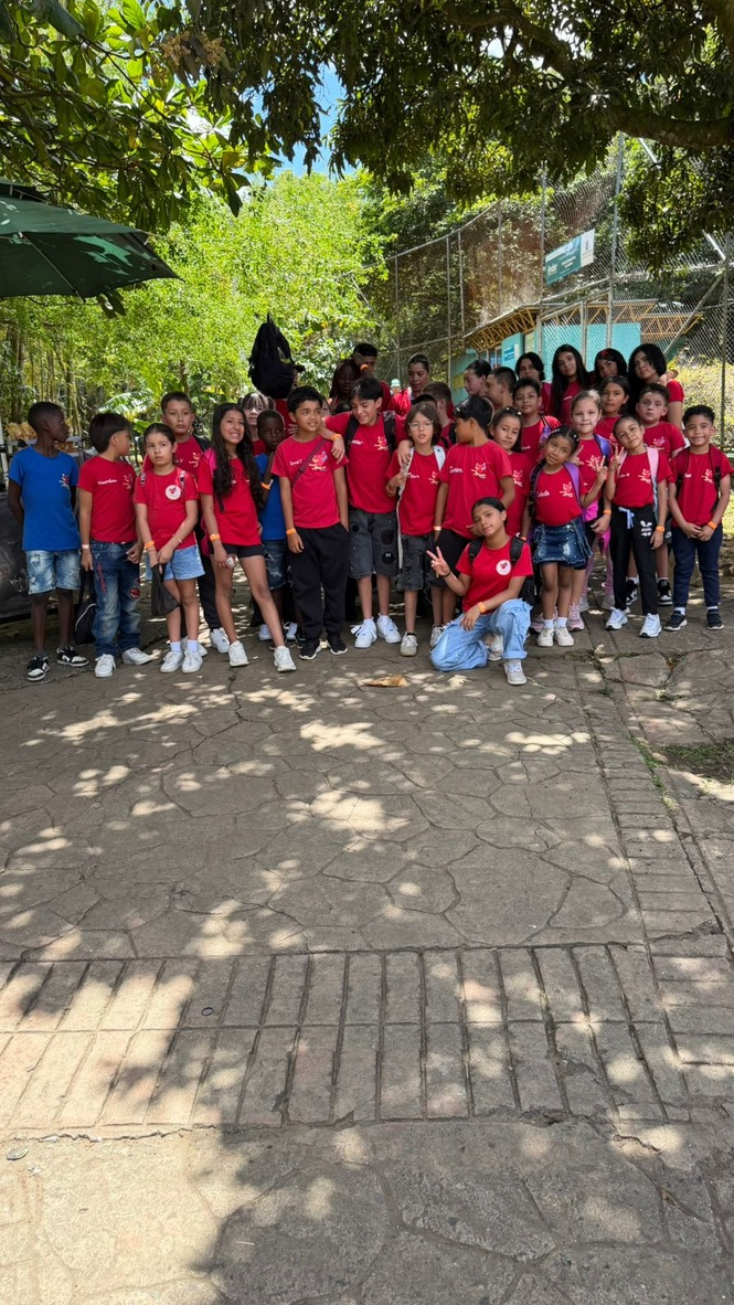The group on a field trip in Medellín.